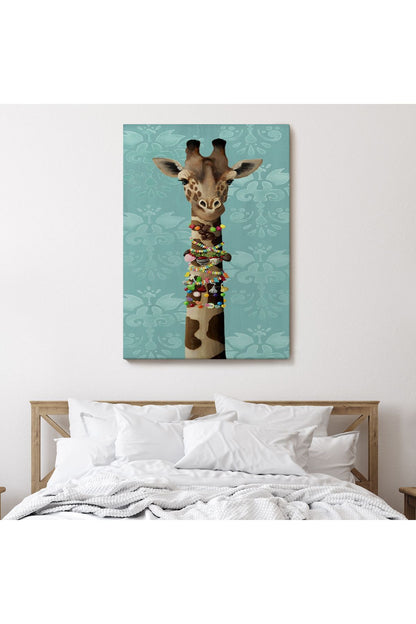 Sosyetik Zurafa Duvar Tablosu -6170