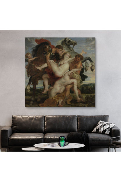 Peter Paul Rubens The Rape of Leucippus' Daughters Kanvas Tablo -5880