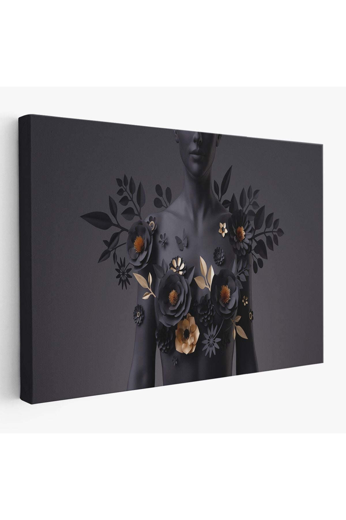 Dekoratif Kadın Büstü Duvar Tablosu-3558