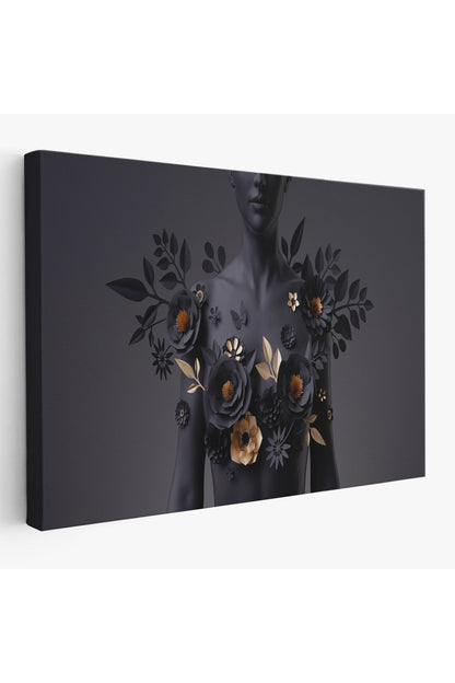 Dekoratif Kadın Büstü Duvar Tablosu-3558