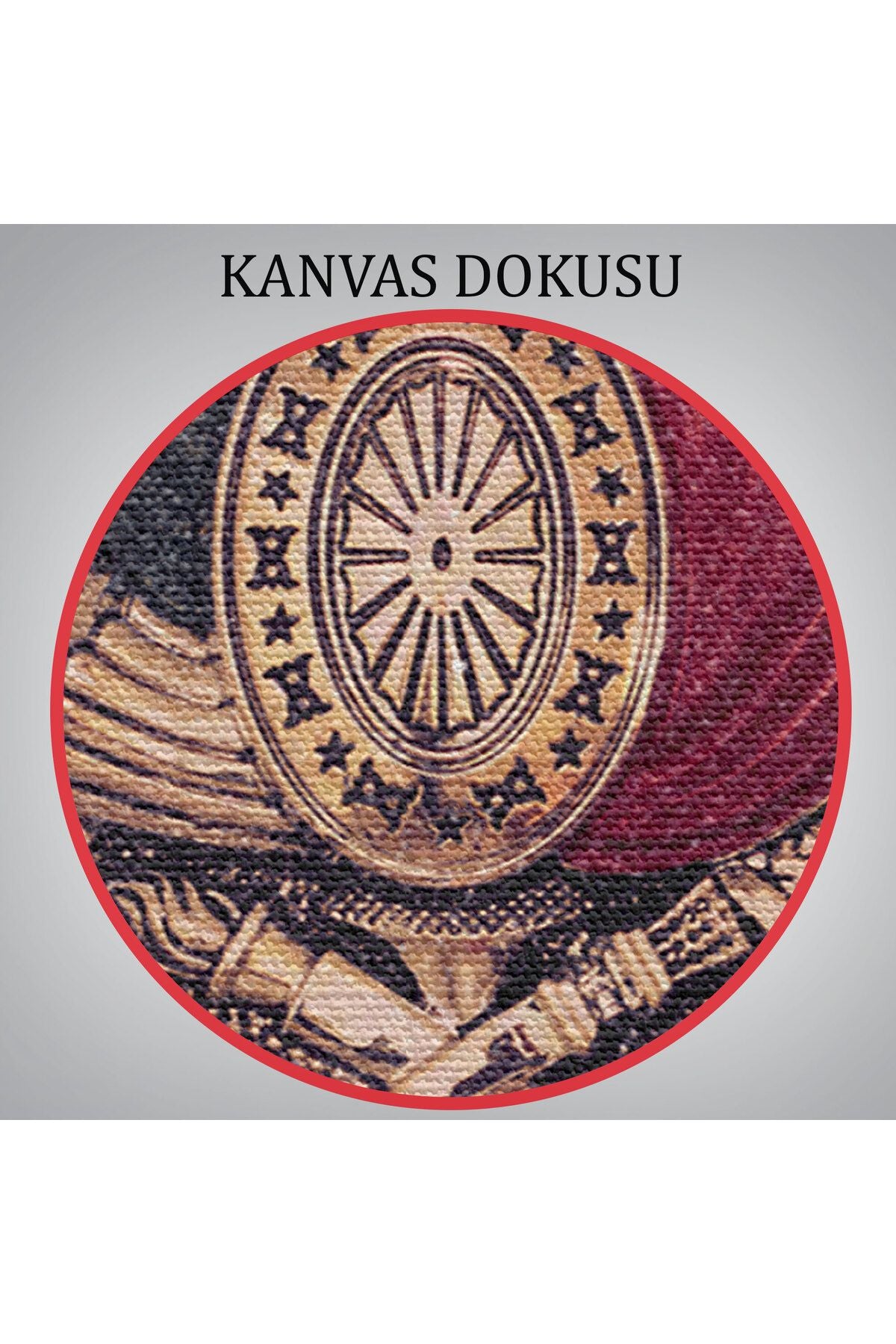 Osmanlı Tuğrası Dekoratif Kanvas Tablo-5804