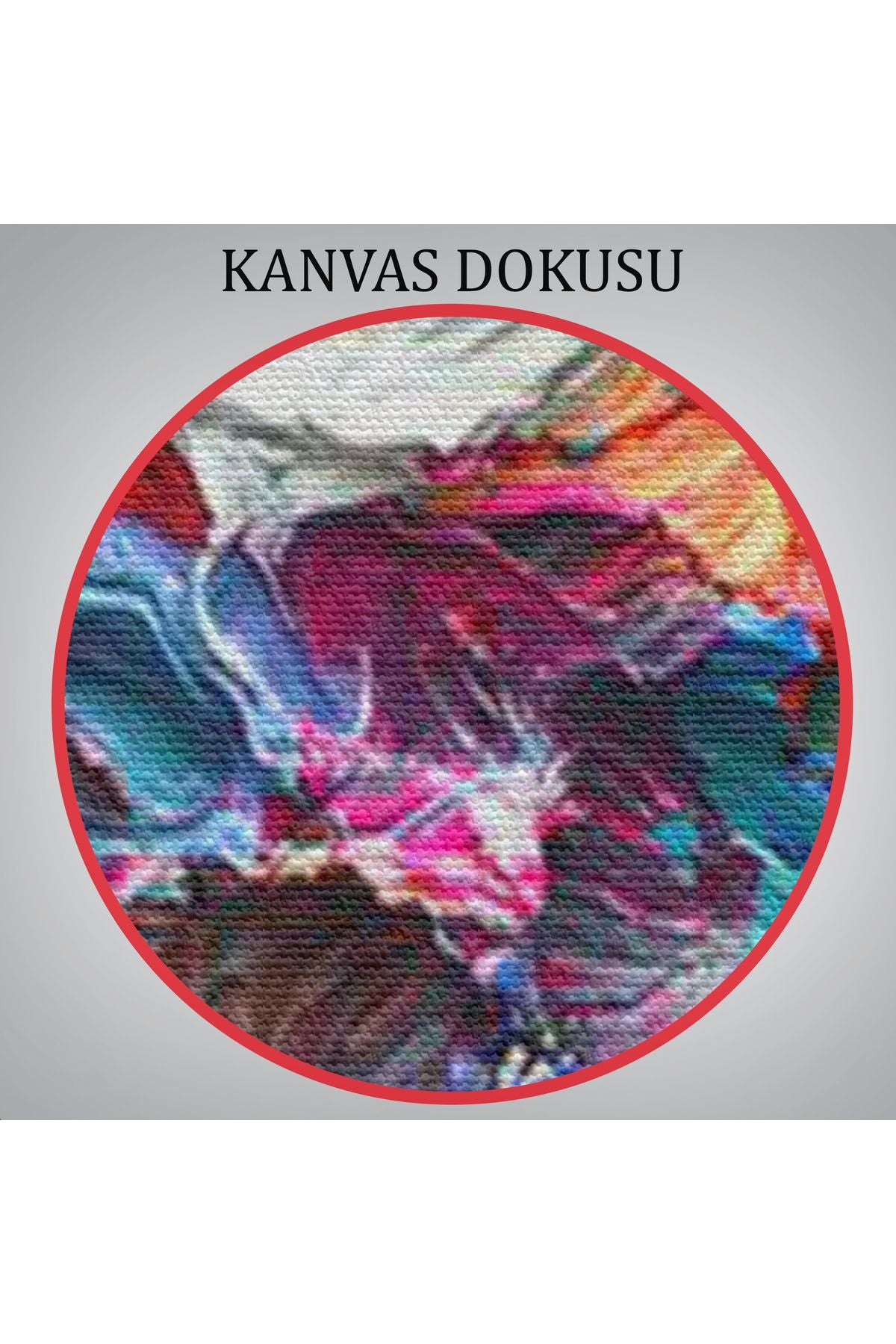 Soyut Erkek Portresi Yağlıboya Görünümlü DuvarTablosu-6320