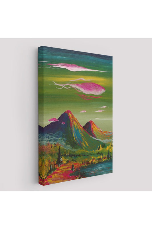 Dağ Manzarası Dekoratif Duvar Tablosu-6122