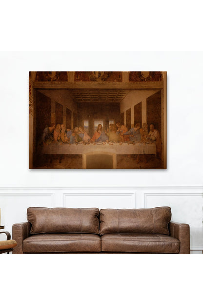 Da Vinci'nin Son Akşam Yemeği Kanvas Tablo-5188