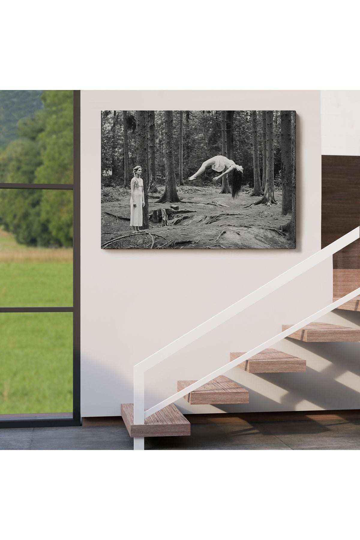 Yerden Yükselen Büyücü Kadın Tablosu-6575