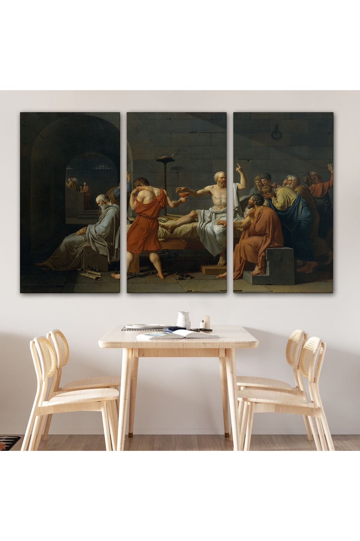 Baldıran Zehri İçen Sokrates Kanvas Tablo-3567