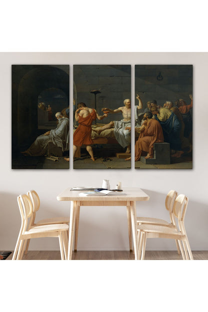 Baldıran Zehri İçen Sokrates Kanvas Tablo-3567