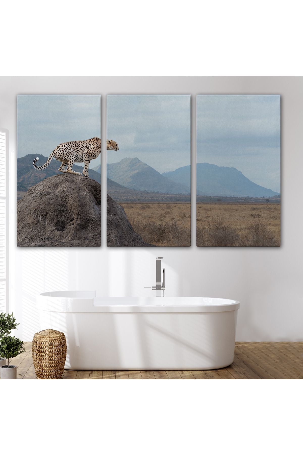 Leopar Dekoratif Kanvas Tablo -1127