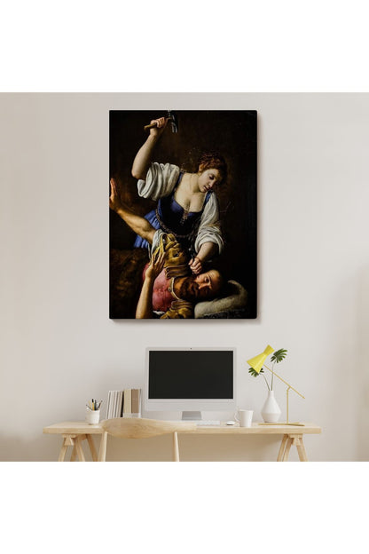 Giuseppe Vermiglio'un Jael And Sisera isimli Eseri Dekoratif Duvar Tablosu-6121