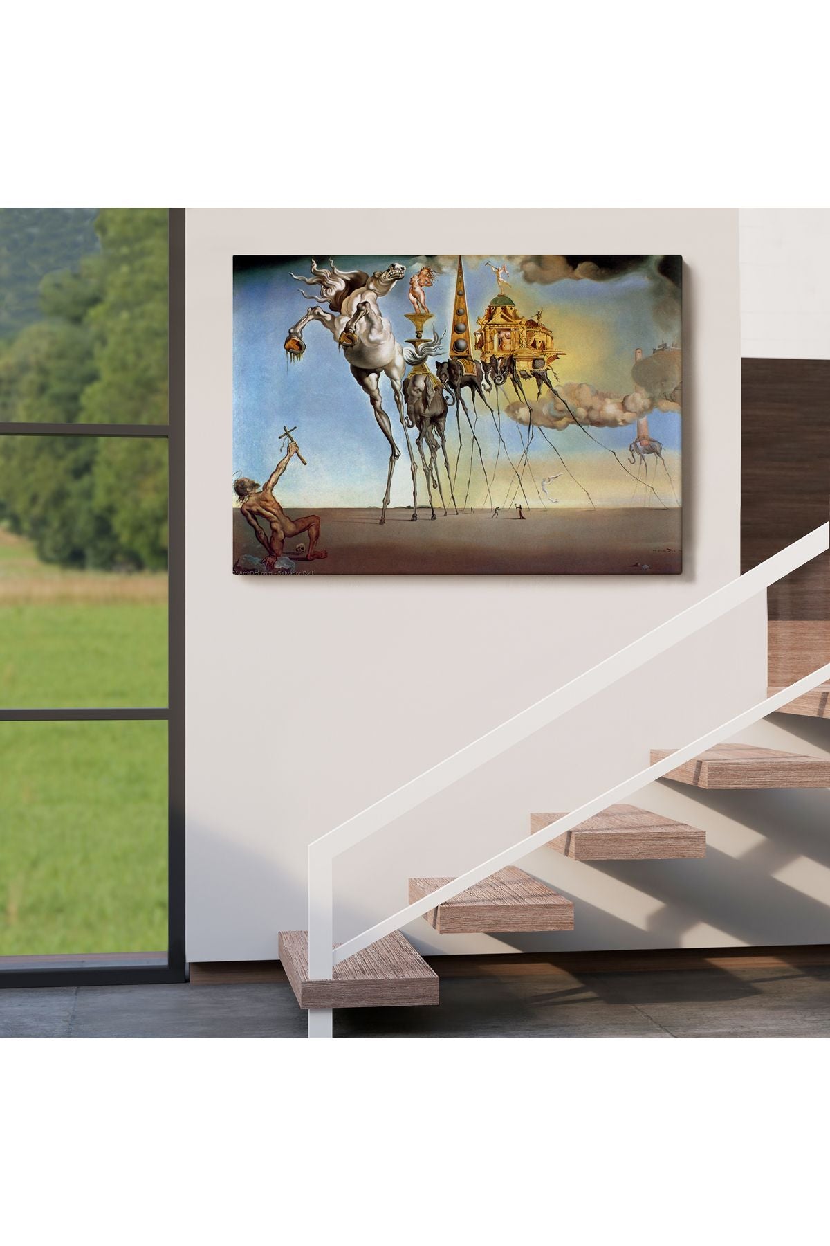 Salvador Dali - The Temptation of St. Anthony Kanvas Tablo-5162