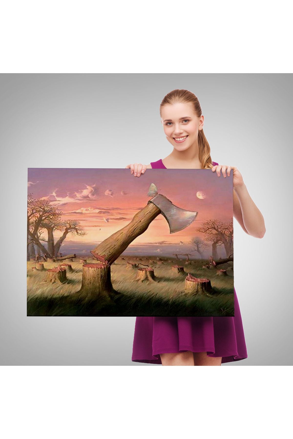 Robert Gibb'in İnce Kırmızı Çizg Tablosu -The Thin Red Line-6602