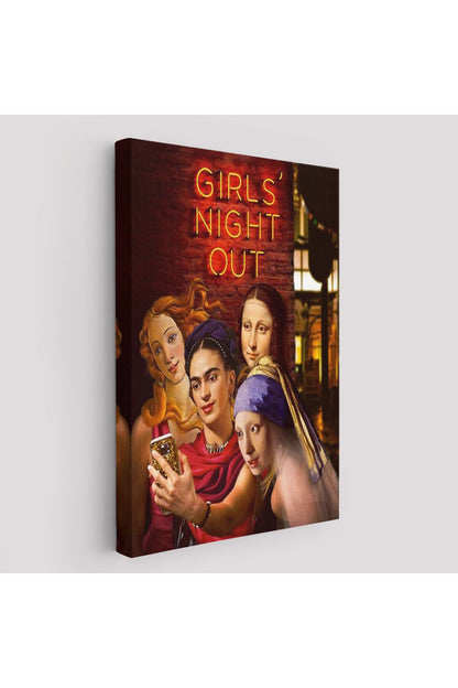 Kızlar Gecesi, Girls Night Out, Dekoratif Duvar Tablosu-6112