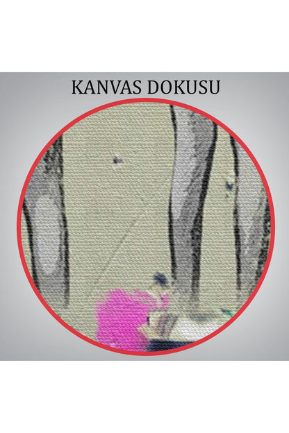 Bansky Çöp Kutusuna İşeyen Çocuklar Kanvas Tablosu / Hayat Kısa-5115