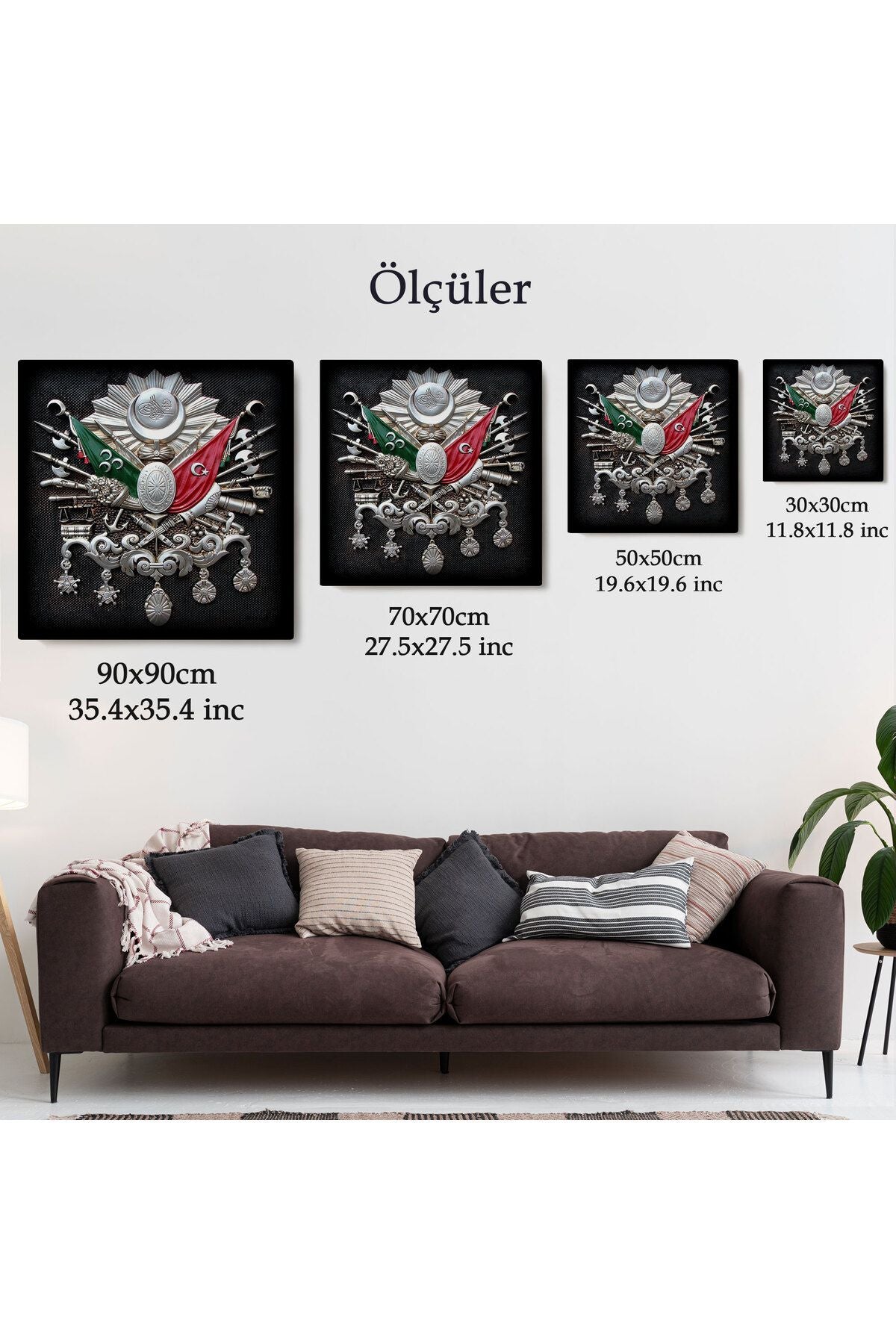 Osmanlı Tuğrası Dekoratif Kanvas Tablo-5803