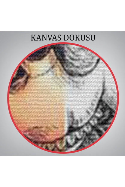 DB HG Çiçekler İçindeki Sevgililer Tablosu-6291