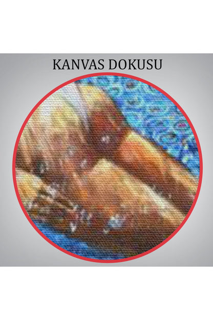 Su Altında Yüzen Kız Duvar Tablosu-6334