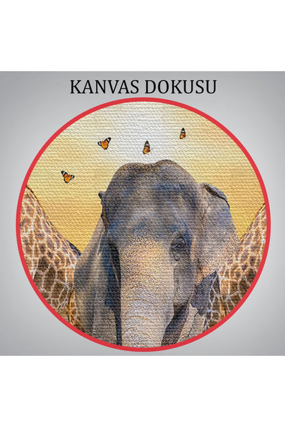 YB Hayvanlar Alemi Dekoratif Kanvas Tablo 1180