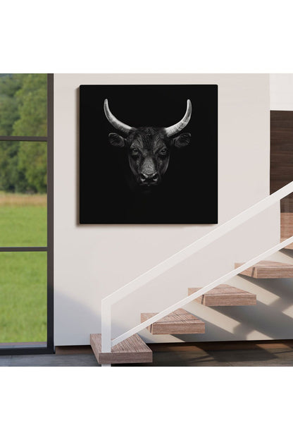 Boğa Dekoratif Kanvas Tablo-5809