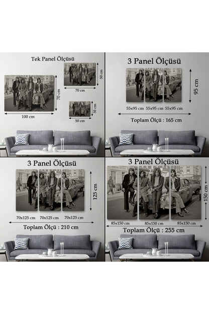 Led Zeppelin Efsanesinin Arabası John Bonham Kanvas Tablo-5407