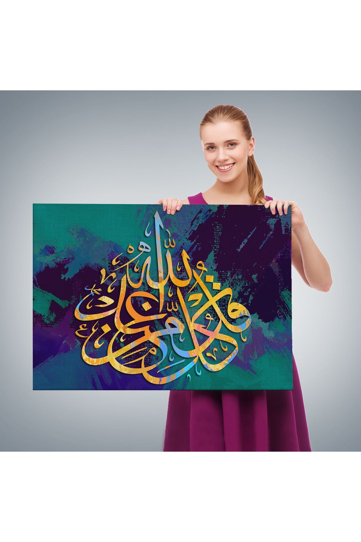 trndry seri001 Modern Dini Dekoratif Kanvas Tablo-3382