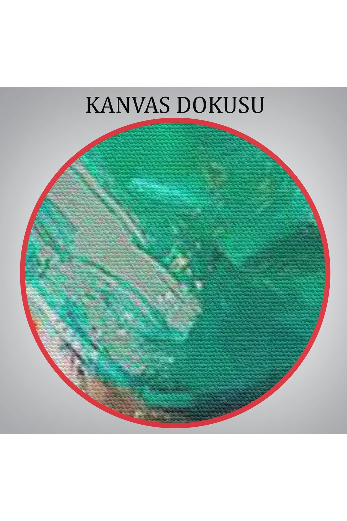 Covid 19 Dövüşen Soyut Hemşire Portresi, Tıbbi Soyut Kanvas Tablo-5246