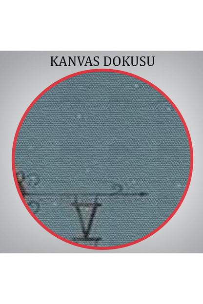 Güzel Ev Dekoratif Duvar Tablosu -6186