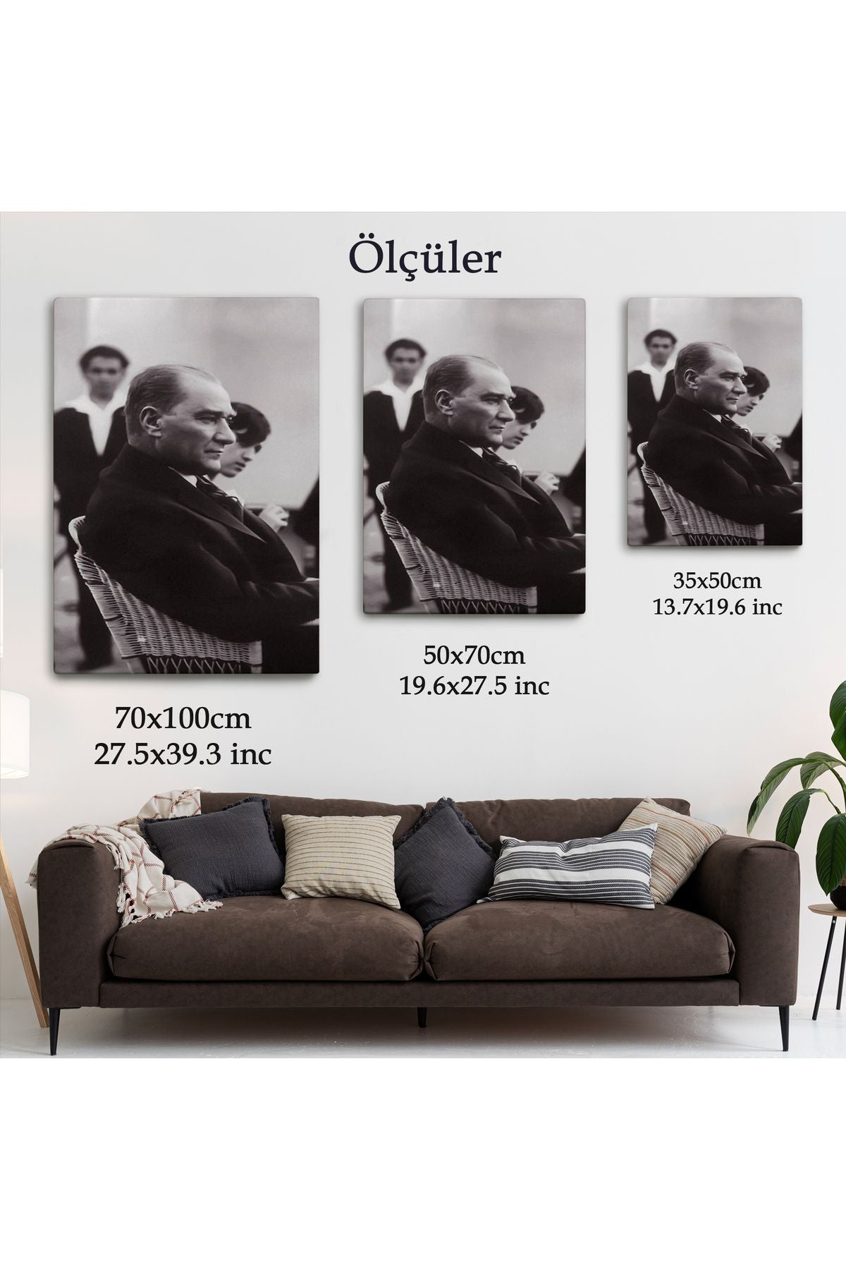 DB İskembe'de Oturan Mustafa Kemal Atatürk Tablosu-6315