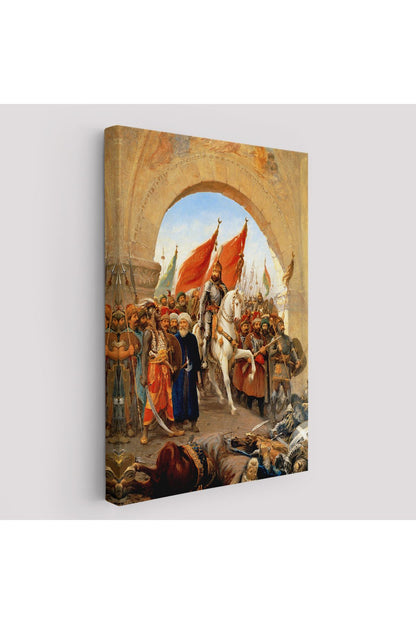 DB  Fatih Sultan Mehmet Istanbul'a Girişi Tablosu - Fausto Zonaro -6439