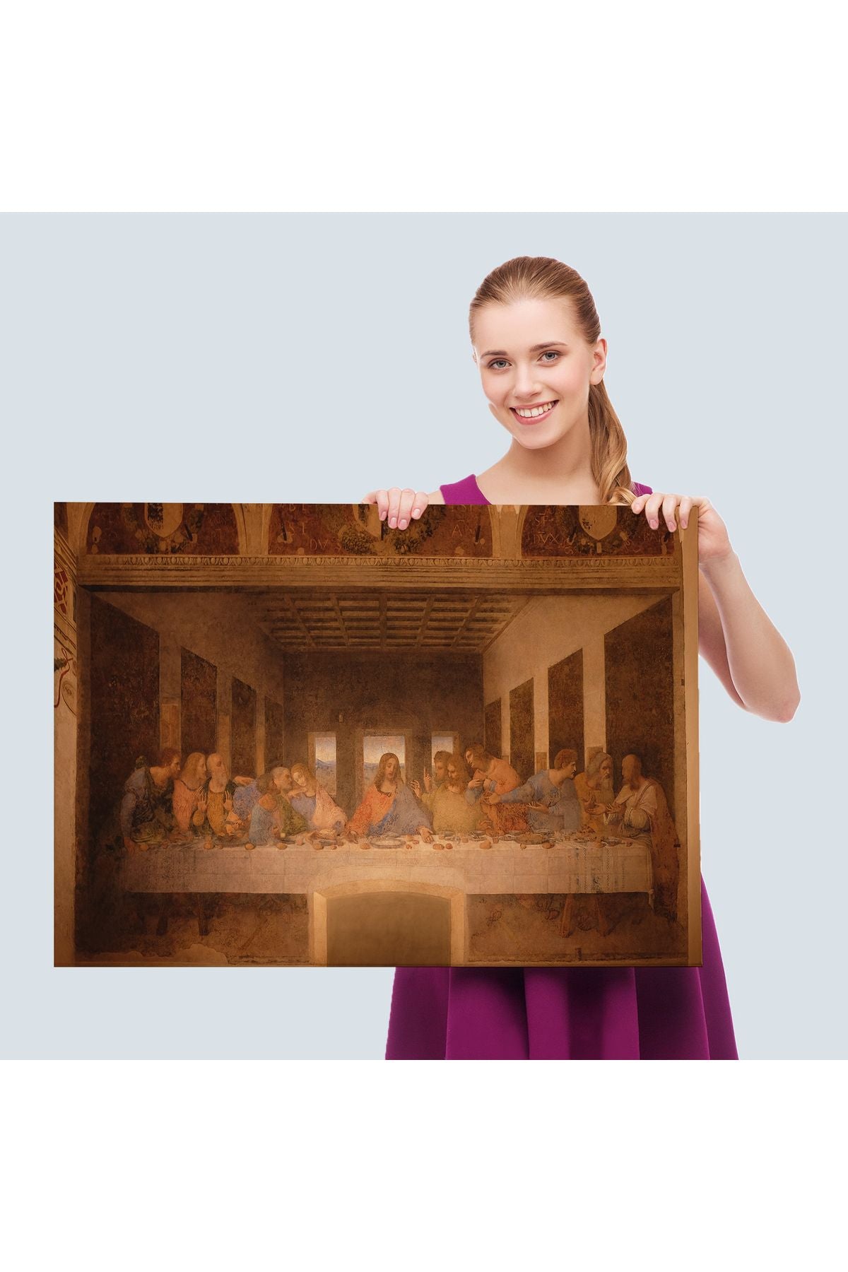 Da Vinci'nin Son Akşam Yemeği Kanvas Tablo-5188