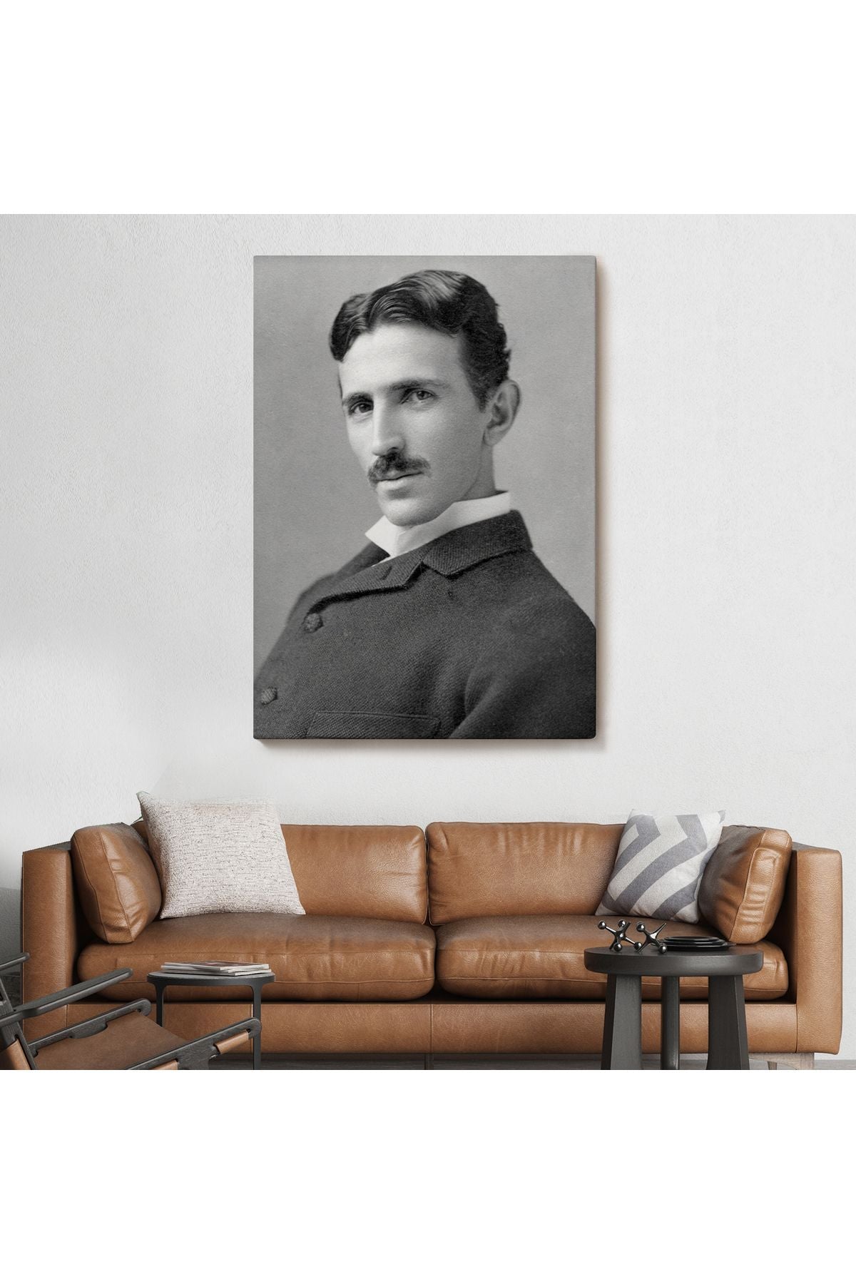 Nikola Tesla Dekoratif Duvar Tablosu-6172