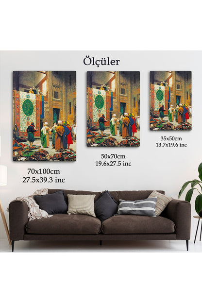DB  Jean Leon Gerome Halı Tüccarı Duvar Tablosu-6452