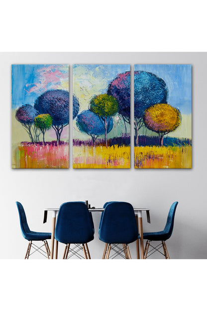 Bahçe Çiçeği Dekoratif Kanvas Duvar Tablosu-3594