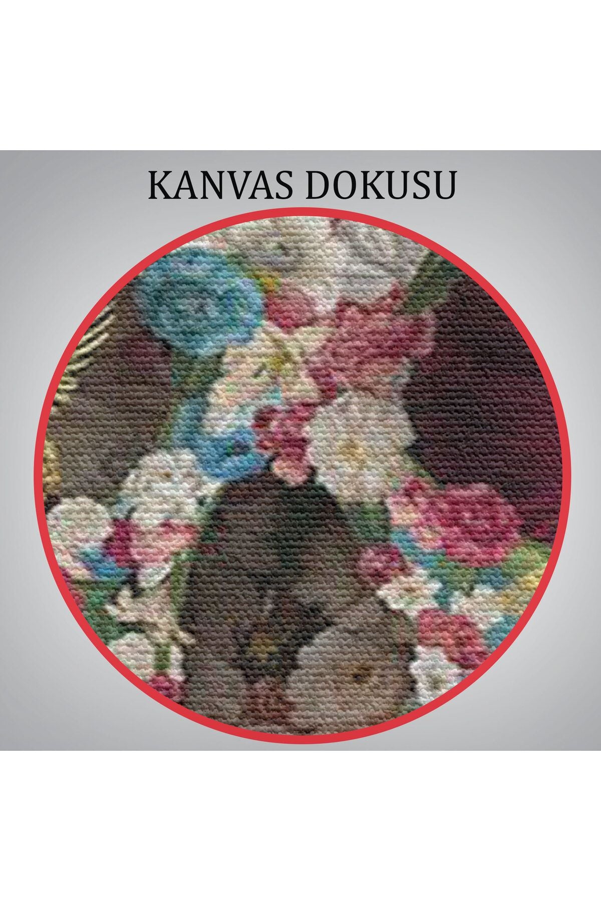 Renkli Çiçeklerle Kafatası Kanvas Tablo, Ölülerin Günü Baskıları, Şeker Kafatası-5332