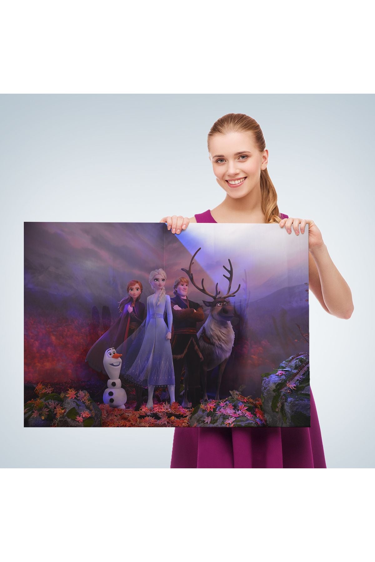 Lts seri001 Disney Animation Frozen 2 Karakterleri Dekoratif Tablo-3685