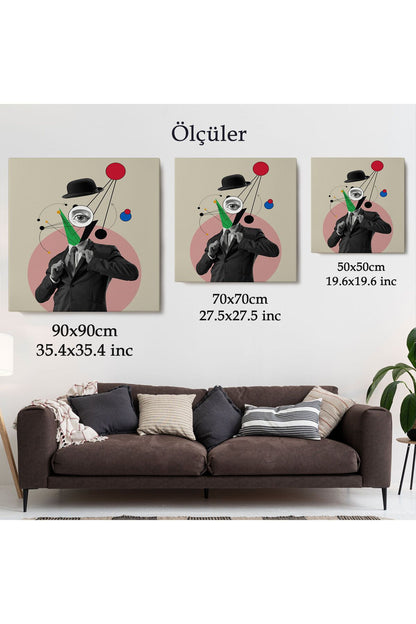 Pop Art Tablo, Kahve İçen Çizgi Roman Kahramanı-5802