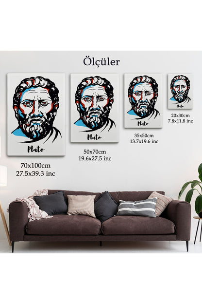 Plato Dekoratif Kanvas Tablo-5970