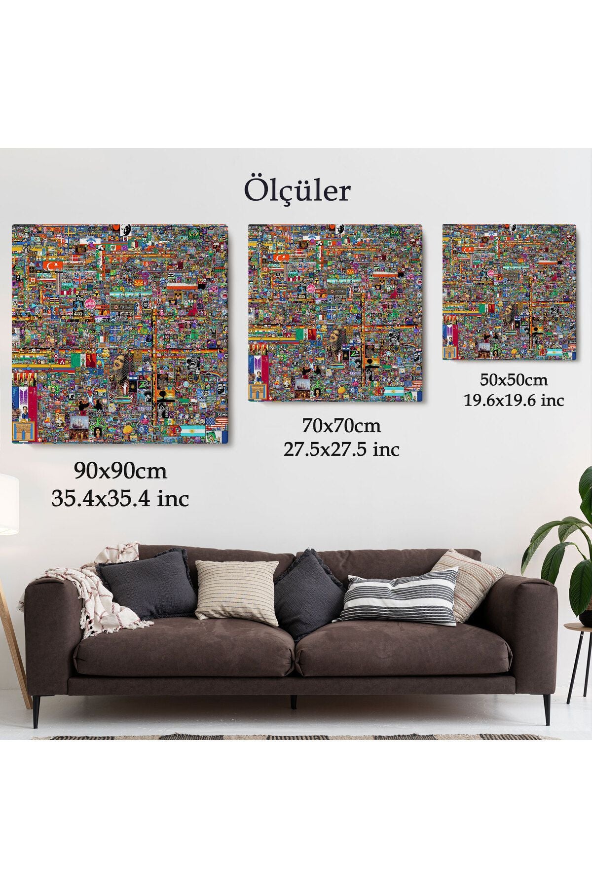 Reddit R/place Kanvas Tablo, Elraenn Twitch Kanvas Tablo, Reddit Savunma Hattı Kanvas Tablo-5173