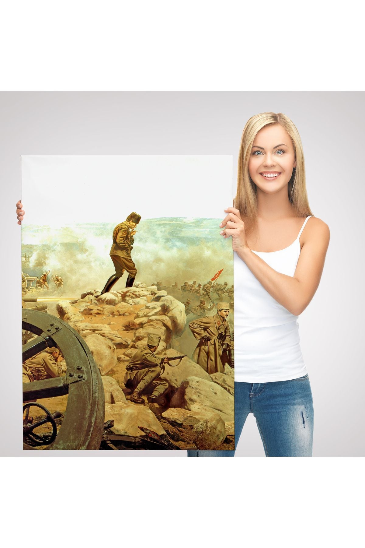 Atatürk ve Büyük Taarruz Duvar Tablusu-6463