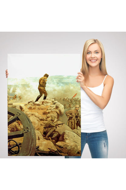 Atatürk ve Büyük Taarruz Duvar Tablusu-6463