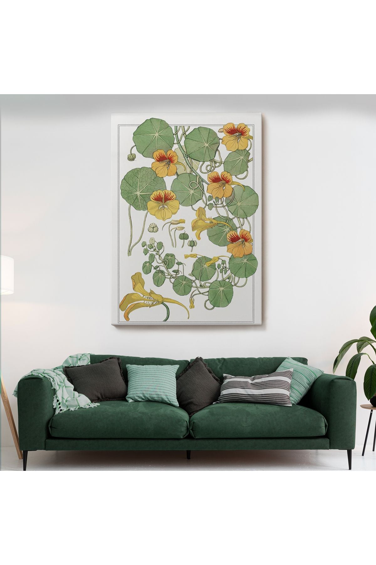 arg001 seri Nasturtium Çiçeği Kanvas Tablo-5206