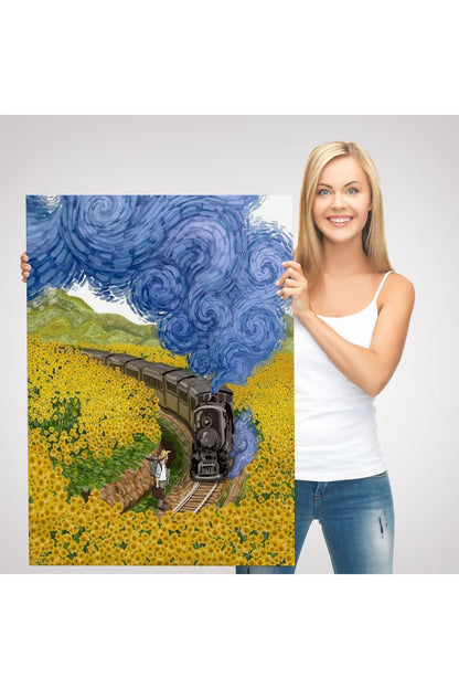 Vincent van Gogh'un Renkli Tasviri Duvar Tablosu-6224