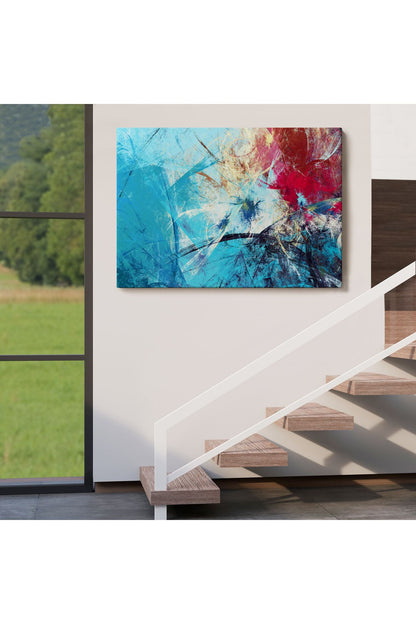 Soyut Yağlıboya Görünüm Dekoratif Kanvas Duvar Tablo-3502