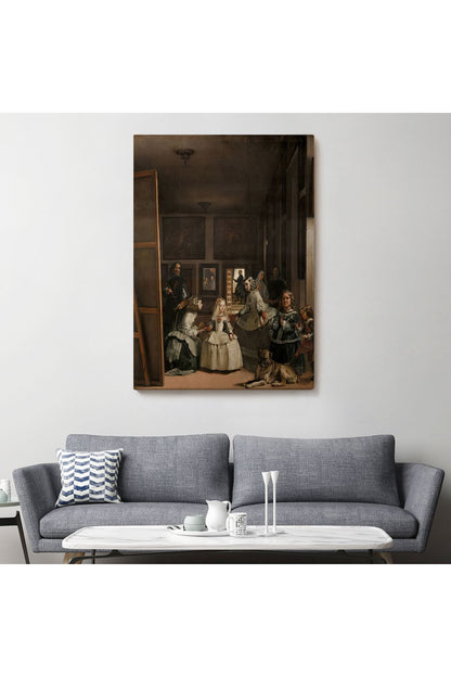 Özel Tasarım, Dekortif BaskıLas Meninas-Diego Velázquez Klasik Sanat Kanvas Tablo-5243