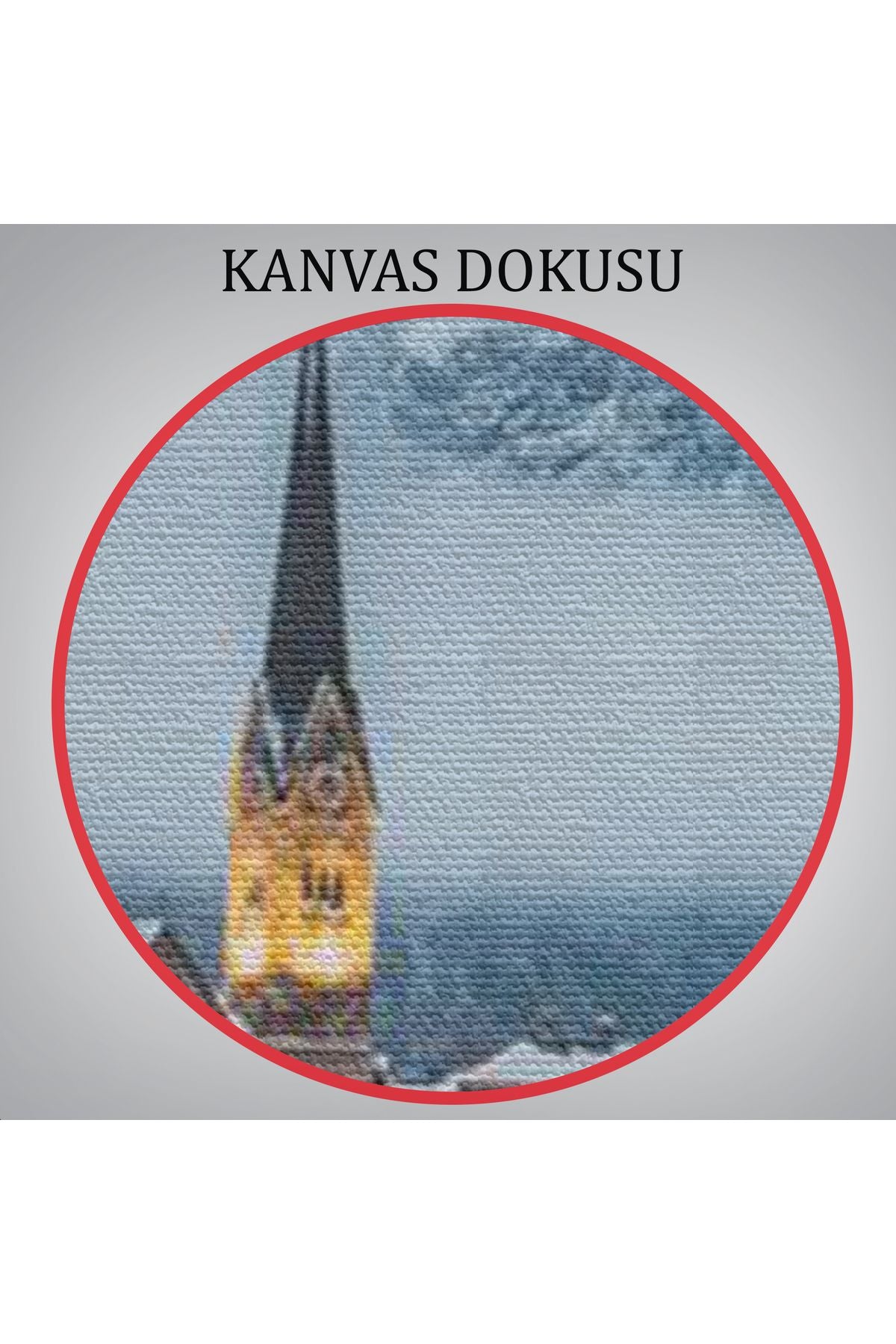 SZ KVS1-Dekoratif Duvar Tablosu-Hallstatt Manzarası Avusturya Kanvas Tablo 6028