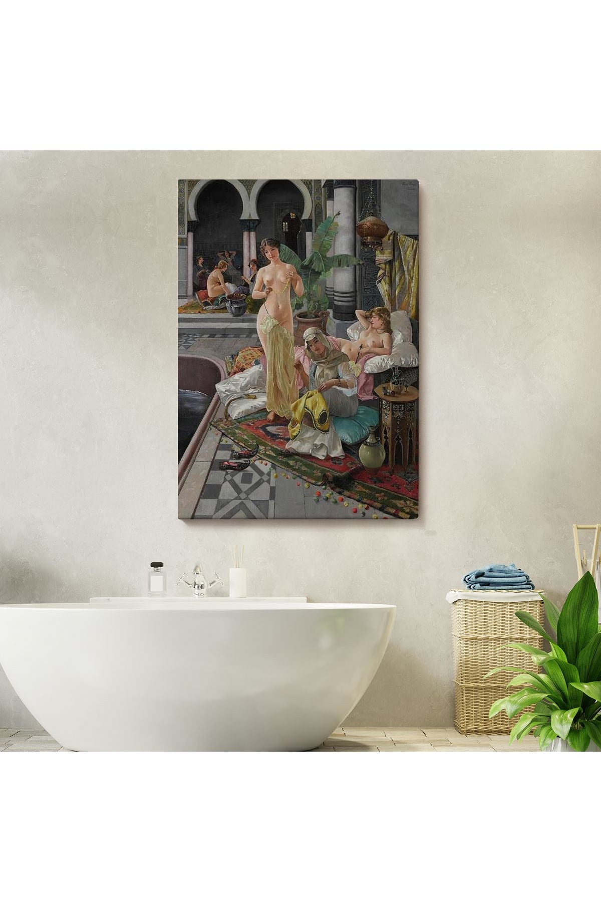 Osmanlı Kadınlar Hamamı Duvar Tablosu-6054