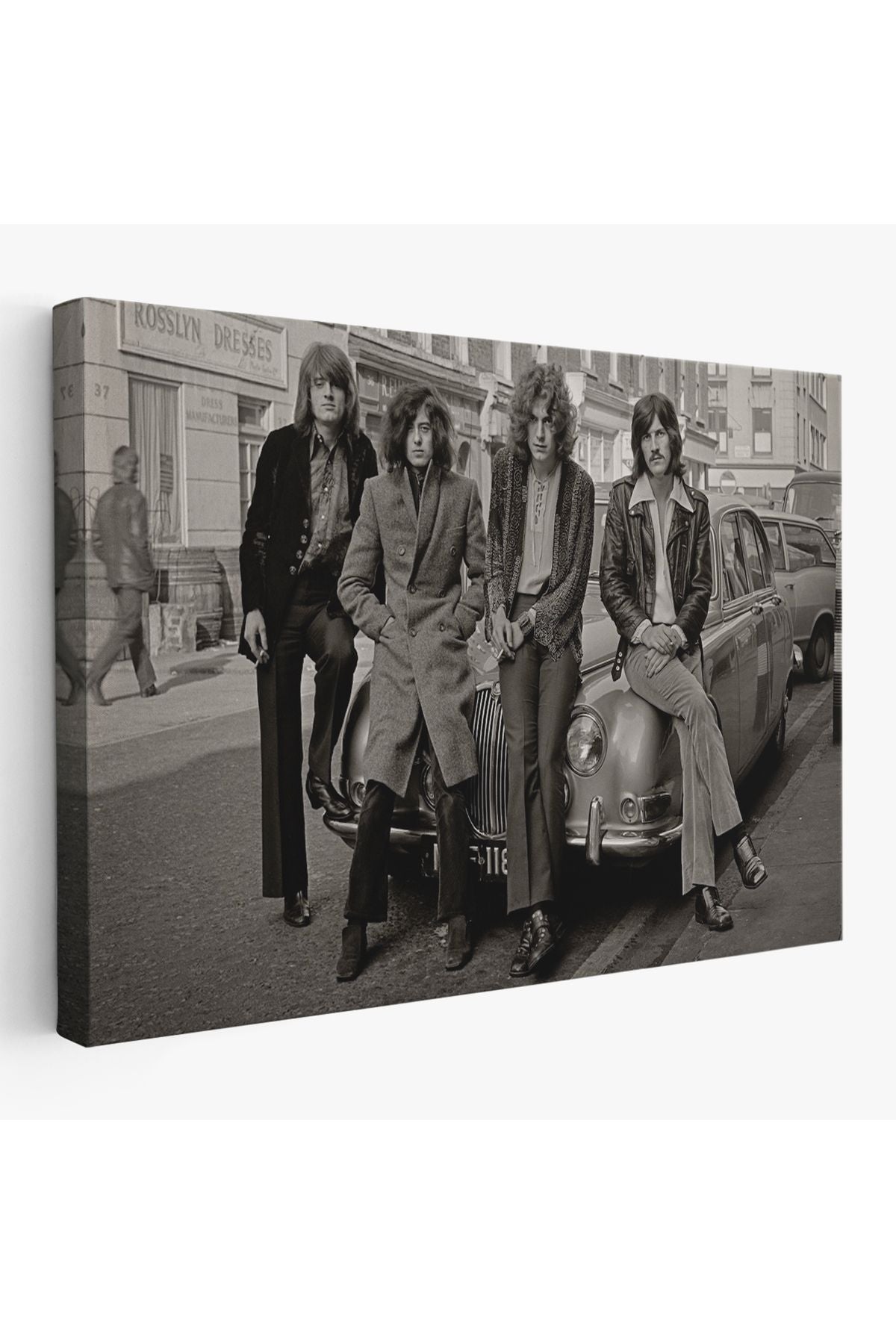 Led Zeppelin Efsanesinin Arabası John Bonham Kanvas Tablo-5407