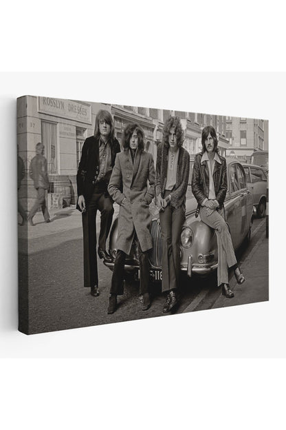 Led Zeppelin Efsanesinin Arabası John Bonham Kanvas Tablo-5407