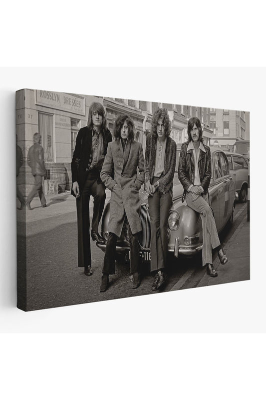 Led Zeppelin Efsanesinin Arabası John Bonham Kanvas Tablo-5407