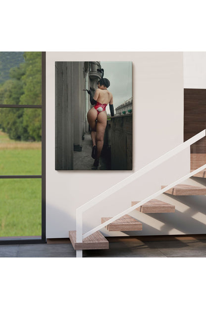 Kadın Duvar Sanatı Erotik Şehvetli Duvar Sanatı Kanvas Tablo-5268