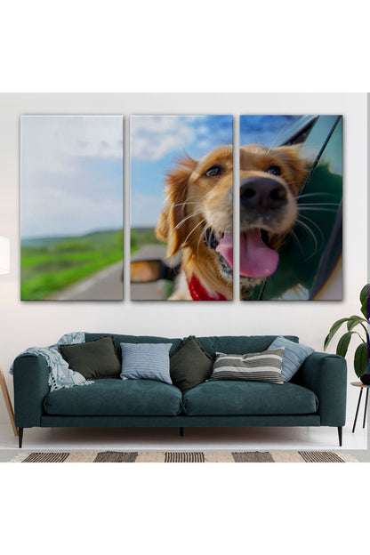 Köpek Dekoratif Kanvas Tablo 1130